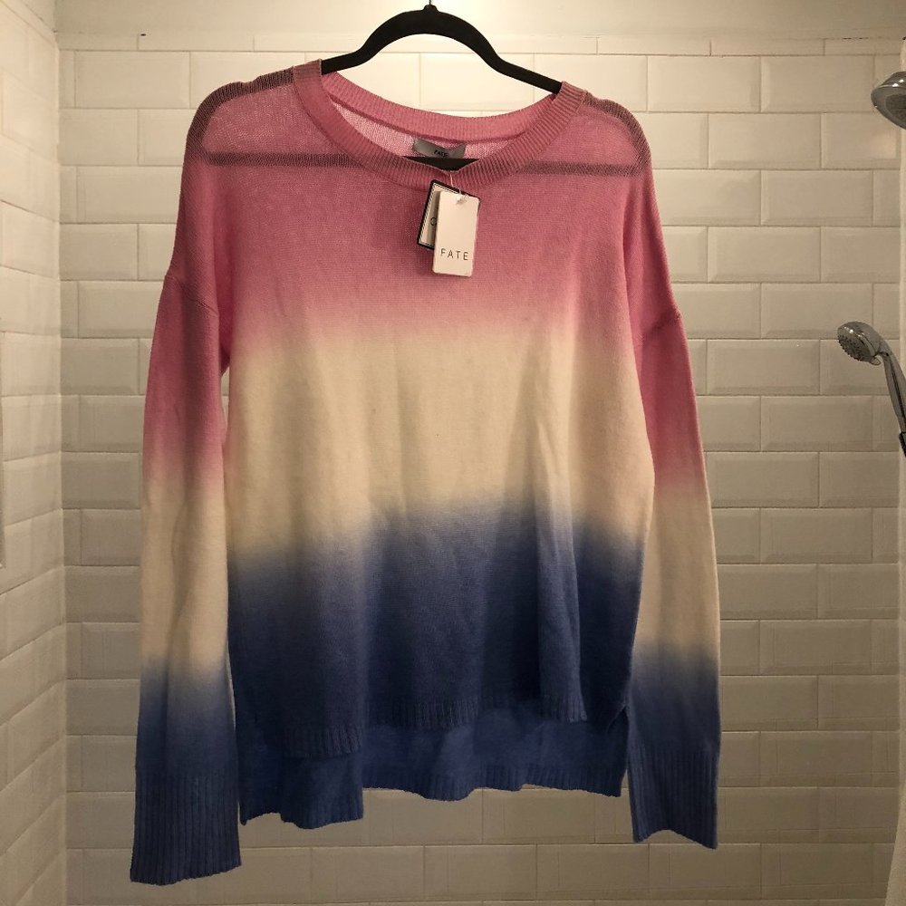 ombre light sweater